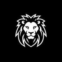 Lion - minimaliste et plat logo - vecteur illustration