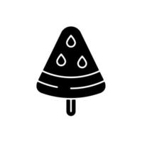 icône de glyphe noir végétalien vecteur