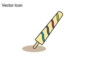 conception d'icône de crème glacée vecteur