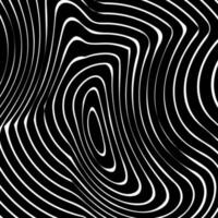 vague de optique illusion. abstrait blanc vagues vecteur