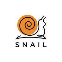 escargot ligne icône, contour vecteur signe, linéaire pictogramme isolé sur blanche. symbole, logo illustration