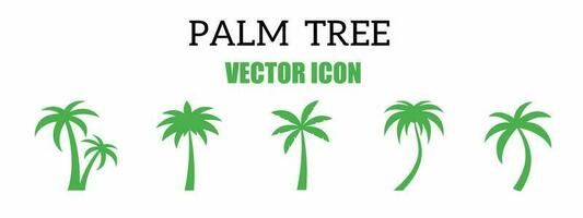 paume arbre icône vecteur illustration. Stock vecteur.
