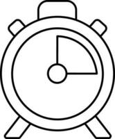 chronomètre icône dans ligne art. vecteur