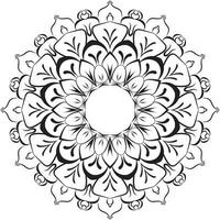 fleur mandala coloration livre, Créatif luxe de mandala illustration vecteur