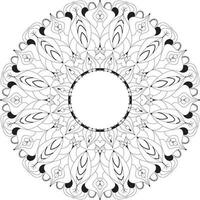 fleur mandala coloration livre, Créatif luxe de mandala illustration vecteur