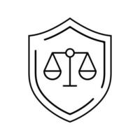 tribunal icône vecteur. Justice illustration signe. loi symbole ou logo. vecteur