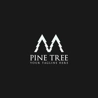 pin arbre logo vecteur