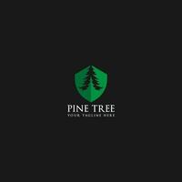 pin arbre logo vecteur