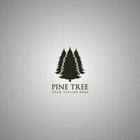 pin arbre logo vecteur