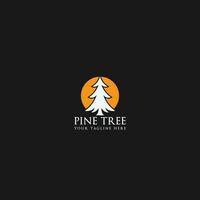 pin arbre logo vecteur