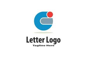 logo conception avec lettre e vecteur