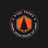 pin arbre logo vecteur