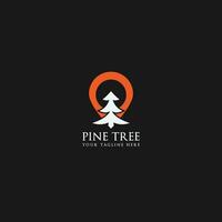 pin arbre logo vecteur