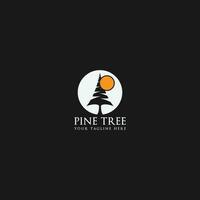 pin arbre logo vecteur