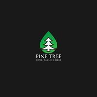 pin arbre logo vecteur