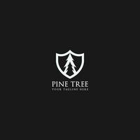 pin arbre logo vecteur