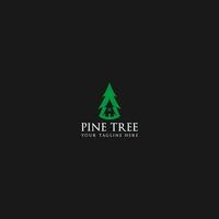 pin arbre logo vecteur