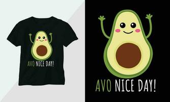 marrant Avocat T-shirt conception concept vêtements conception dessin animé typographie vecteur