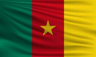 vecteur drapeau de Cameroun