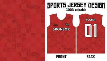 Jersey conception abstrait modèle pour sport uniforme vecteur