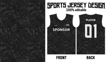 Jersey conception abstrait modèle pour sport uniforme vecteur