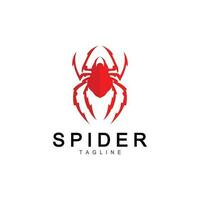 araignée logo, insecte animal vecteur, minimaliste conception symbole illustration silhouette vecteur