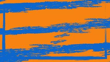 abstrait Bande grunge bleu Orange texture conception Contexte vecteur