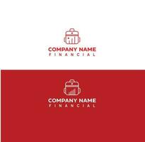 minimal affaires logo, affaires croissance logo conception, la finance marque , graphique , comptabilité logo, financier et comptabilité logo conception vecteur