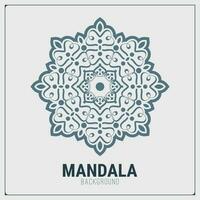 modèle de conception de fond plat mandala vecteur