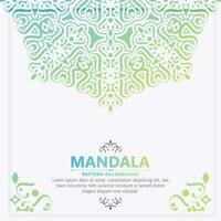 fond de mandala décoratif coloré vecteur