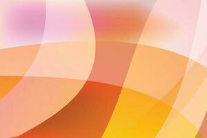 Orange cool sucré coloré abstrait Facile géométrique formes Créatif lisse Facile Contexte vecteur