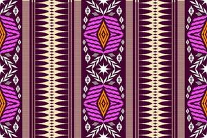 ikat figure aztèque broderie style. géométrique ethnique Oriental traditionnel art conception des motifs pour ethnique arrière-plan, papier peint, mode, vêtements, emballage, tissu, élément, sarong, graphique, vecteur illustration