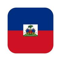 illustration simple du drapeau d'haïti pour le jour de l'indépendance ou les élections vecteur