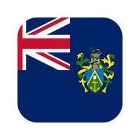 illustration simple du drapeau des îles pitcairn pour le jour de lindépendance ou les élections vecteur