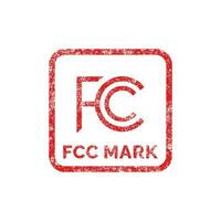 fcc emballage marque icône symbole vecteur