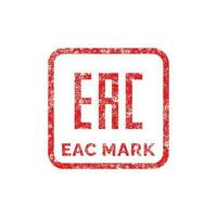 eac emballage marque icône symbole vecteur