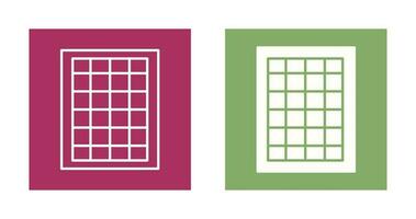 table des taux vecteur icône