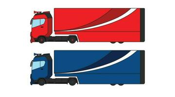 vecteur illustration Couleur les enfants construction voiture transporteur camions clipart