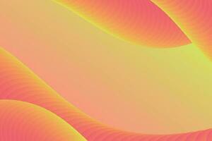 abstrait Orange fluide courbe illustration Contexte vecteur