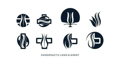 chiropratique logo vecteur élément avec moderne Créatif concept conception