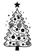Noël hiver coloration page, enfant, enfants, illustration, Noël, Père Noël clause. vecteur