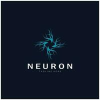 neurone, algue ou nerf cellule logo conceptionmolécule logo illustration modèle icône avec vecteur concept