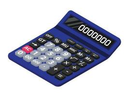 icône de vecteur de calculatrice