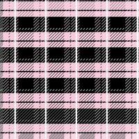 rose et noir Écossais tissé tartan plaid sans couture modèle. vecteur