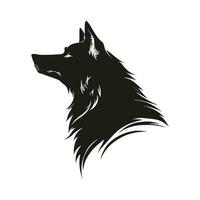 Loup logo conception, Loup mascotte logo conception. Loup illustration. vecteur logo