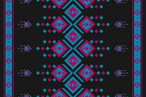 tapis ethnique tribal modèle art. géométrique ethnique sans couture modèle. Américain, mexicain style. aztèque ornement imprimer. vecteur