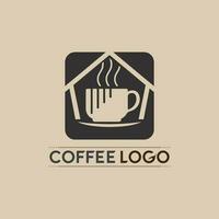 modèle de logo de tasse à café vecteur