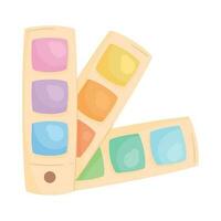 designer couleurs palette isolé icône vecteur