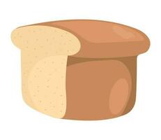 pain en bonne santé nourriture icône isolé vecteur