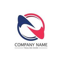 icône d'entreprise et vecteur de conception de logo